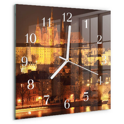 Wanduhr quadratisch Prag