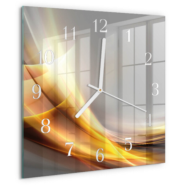 Wanduhr quadratisch Abstraktion