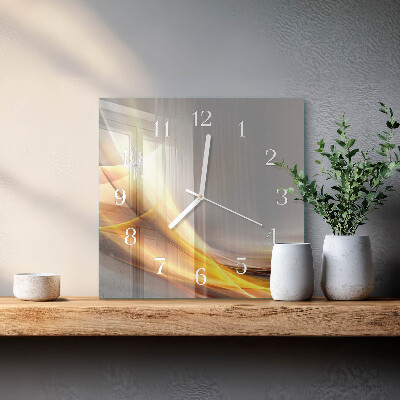 Wanduhr quadratisch Abstraktion
