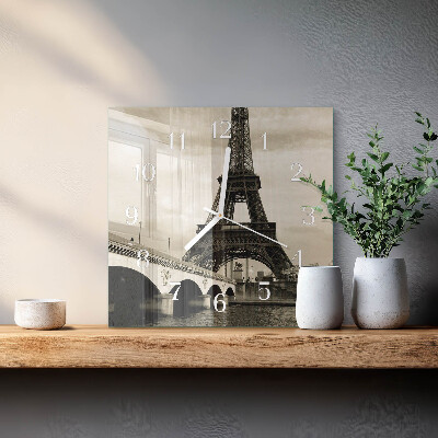 Wanduhr quadratisch Paris