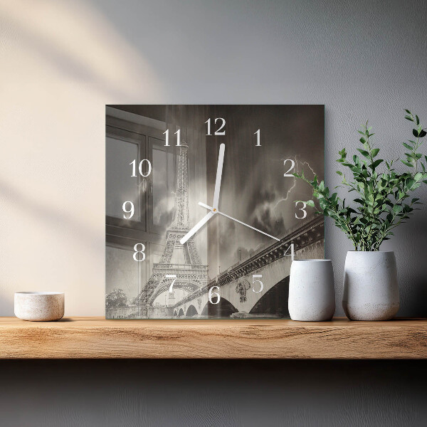 Wanduhr quadratisch Paris