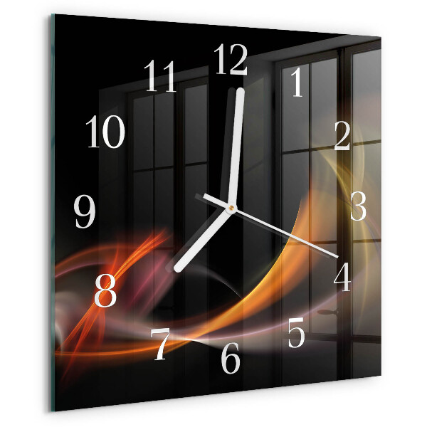 Wanduhr quadratisch Abstraktion