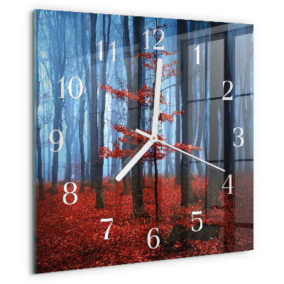 Wanduhr quadratisch Dunkelheit