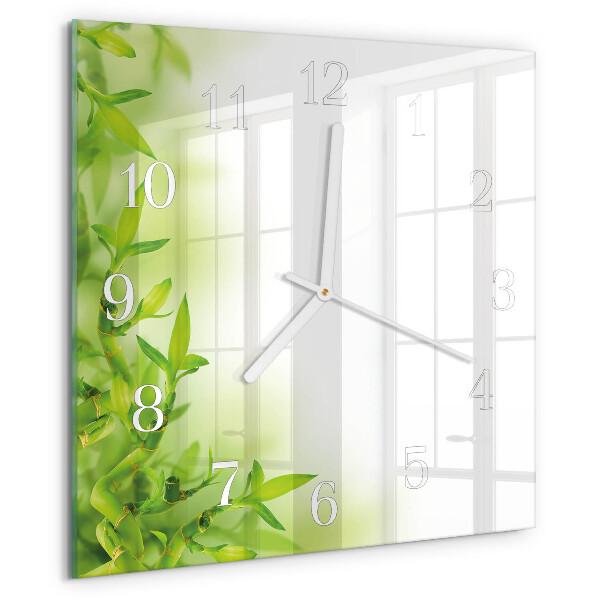 Wanduhr quadratisch Natur