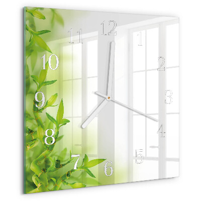 Wanduhr quadratisch Natur