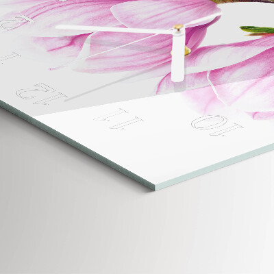 Wanduhr quadratisch Magnolie