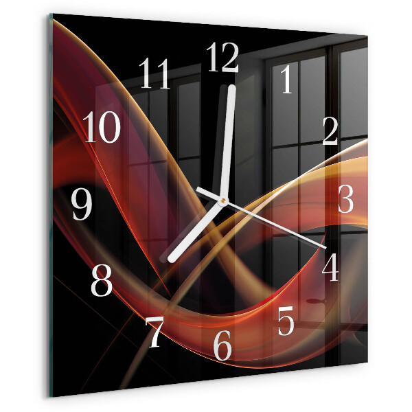 Wanduhr quadratisch Abstraktion