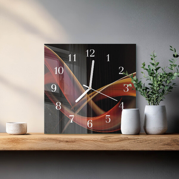 Wanduhr quadratisch Abstraktion