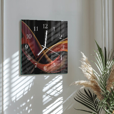 Wanduhr quadratisch Abstraktion