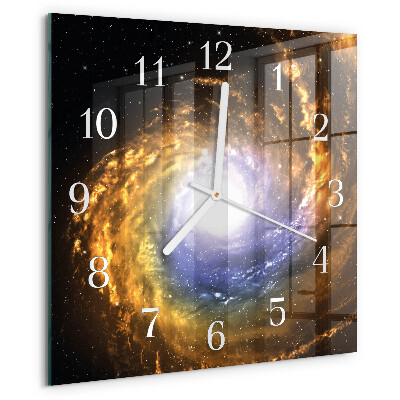 Wanduhr quadratisch Kosmos
