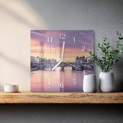 Wanduhr quadratisch River City