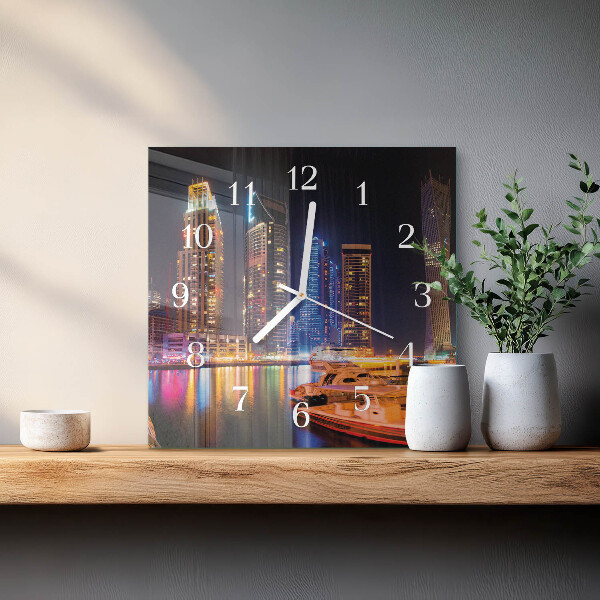Wanduhr quadratisch Horizont