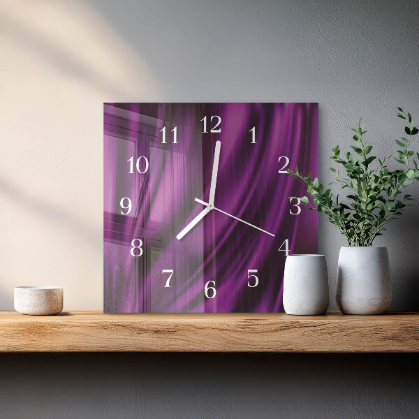 Wanduhr quadratisch Abstraktion