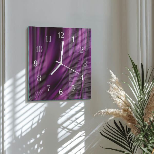 Wanduhr quadratisch Abstraktion