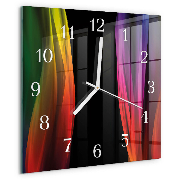 Wanduhr quadratisch Abstraktion