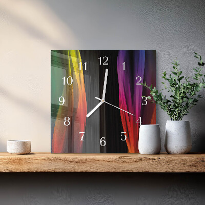 Wanduhr quadratisch Abstraktion