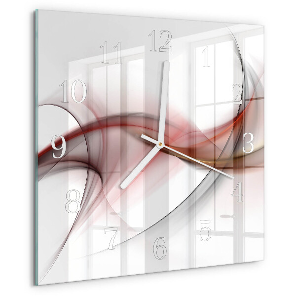 Wanduhr quadratisch Abstraktion