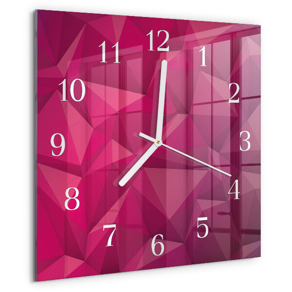 Wanduhr quadratisch Abstraktion