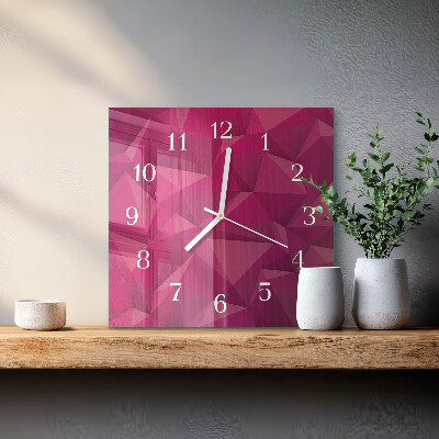 Wanduhr quadratisch Abstraktion