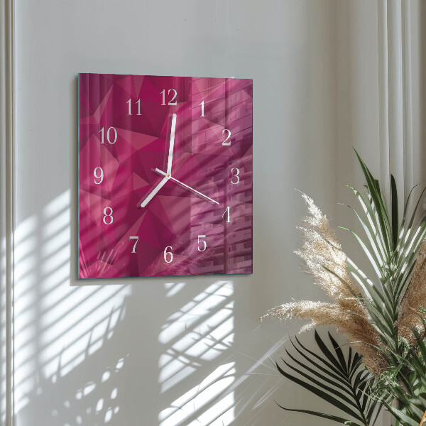Wanduhr quadratisch Abstraktion