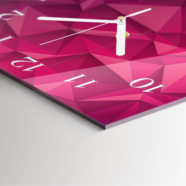 Wanduhr quadratisch Abstraktion