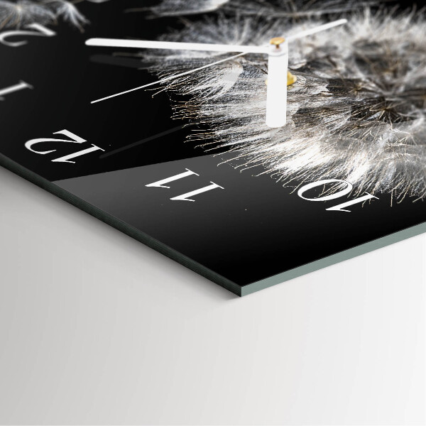 Wanduhr quadratisch Löwenzahn
