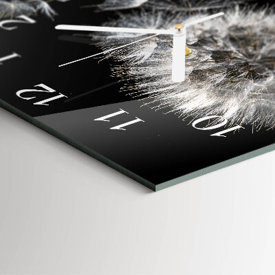Wanduhr quadratisch Löwenzahn