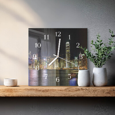 Wanduhr quadratisch Horizont