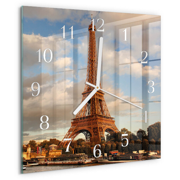 Wanduhr quadratisch Paris