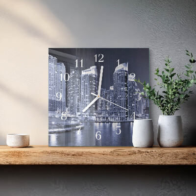 Wanduhr quadratisch Horizont