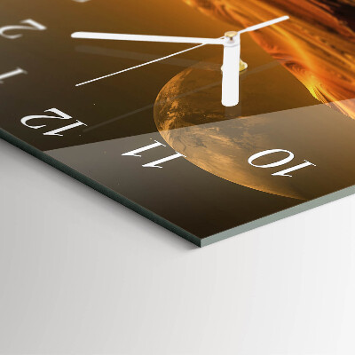 Wanduhr quadratisch Wüste