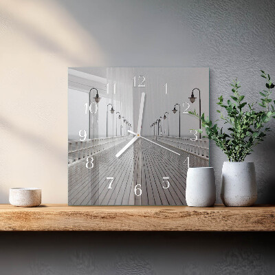 Wanduhr quadratisch Pier