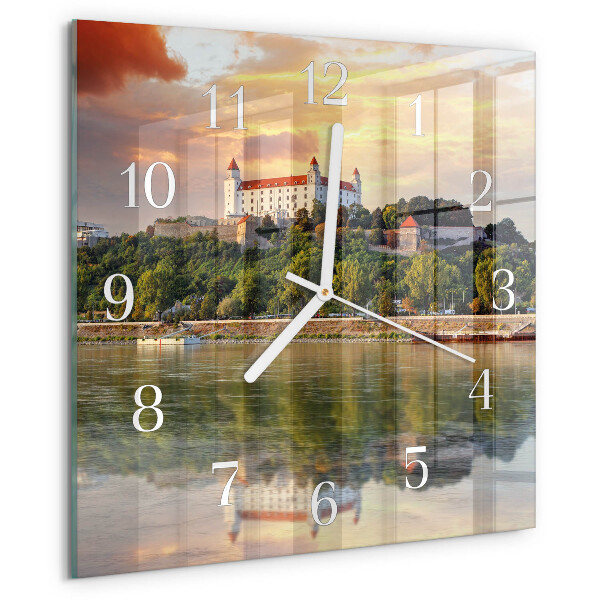 Wanduhr quadratisch Flussburg