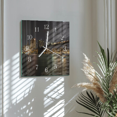 Wanduhr quadratisch Horizont