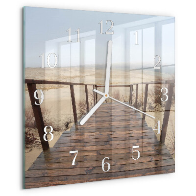 Wanduhr quadratisch Pier