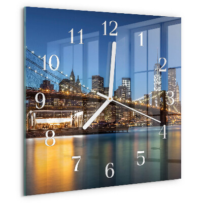 Wanduhr quadratisch Horizont