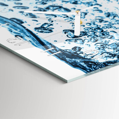 Wanduhr quadratisch Wasser