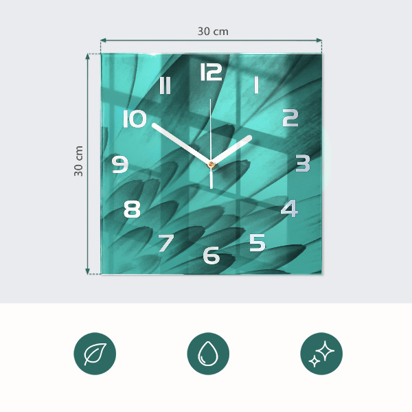 Wanduhr quadratisch Horizont