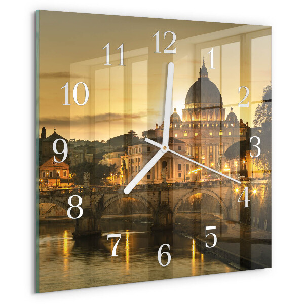 Wanduhr quadratisch Basilika