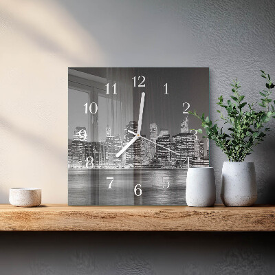 Wanduhr quadratisch Horizont