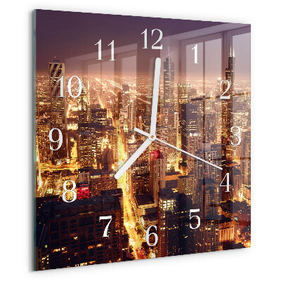 Wanduhr quadratisch Horizont
