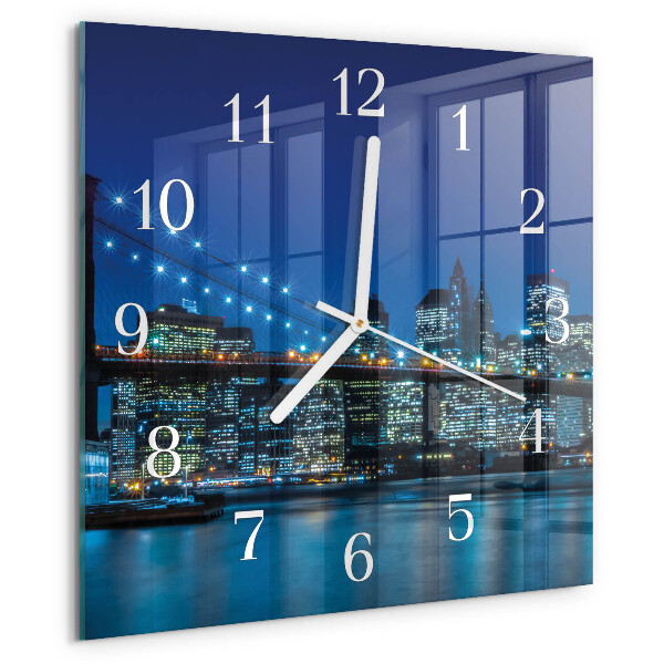 Wanduhr quadratisch Horizont
