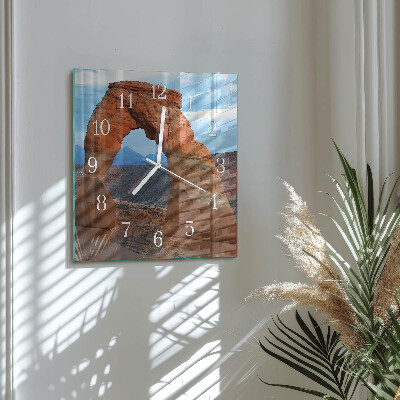 Wanduhr quadratisch Grand Canyon