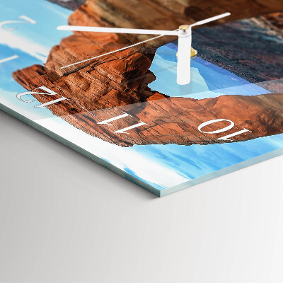 Wanduhr quadratisch Grand Canyon