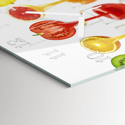 Wanduhr quadratisch Saft