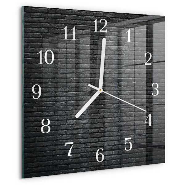 Wanduhr quadratisch Klinker