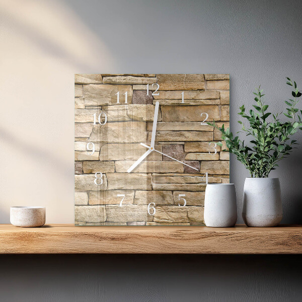 Wanduhr quadratisch Wand
