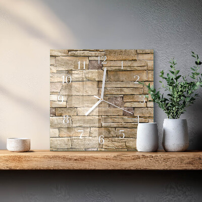 Wanduhr quadratisch Wand