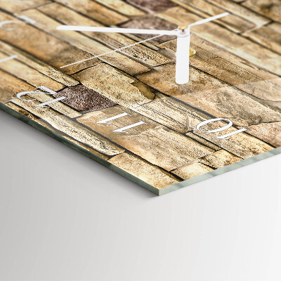 Wanduhr quadratisch Wand