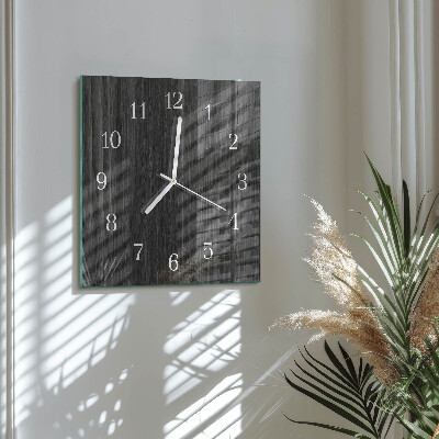 Wanduhr quadratisch Holz